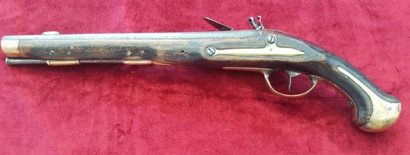 X X X  SOLD X X X Danish Model 1772 Dragoon Flintlock Pistol. Good condition. Ref 9534.